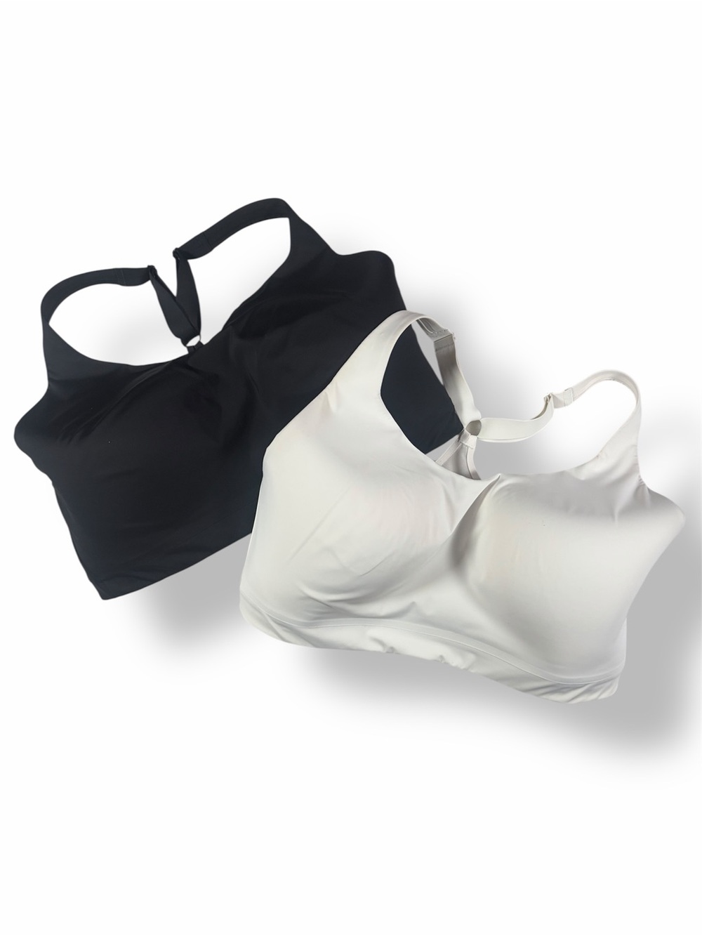 ATHLETA 2PC Bundle High Impact Advance Sports Bra Black & White 40F